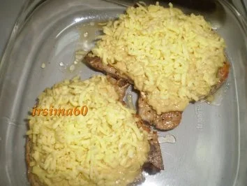 Kotelett mit pikanter Haube - Rezept - Bild Nr. 7