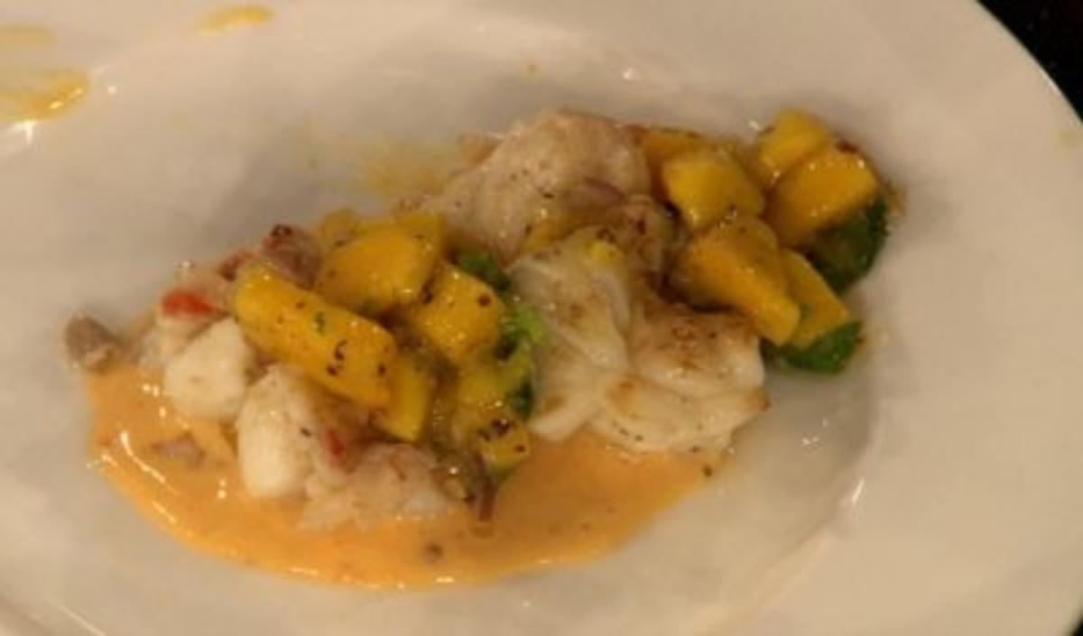 Gebratene Languste mit Orangen-Hollandaise und Thai-Mango-Salat (Bärbel ...