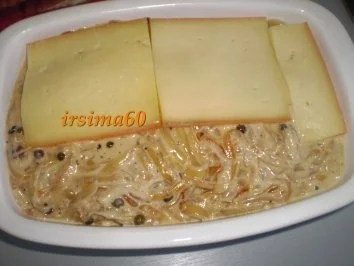 Überbackene Zwiebelkoteletts mit Kartoffelspalten - Rezept - Bild Nr. 6