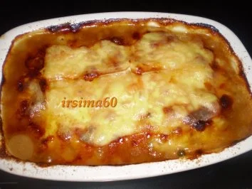 Überbackene Zwiebelkoteletts mit Kartoffelspalten - Rezept - Bild Nr. 8