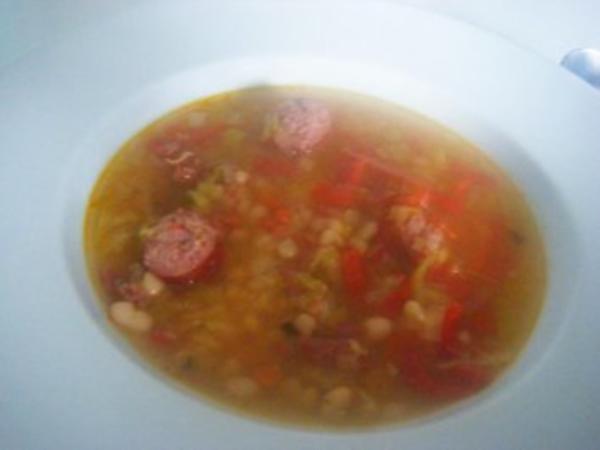 Serbische Bohnensuppe - Rezept mit Bild - kochbar.de