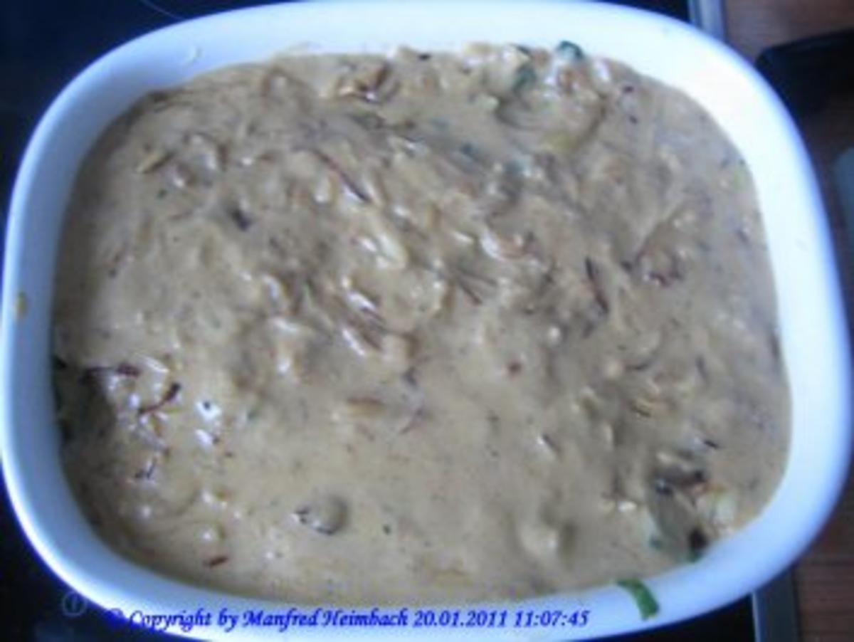 Fleisch – gratiniertes Kassler auf Toast unter einer Rahmlauchhaube - Rezept - Bild Nr. 4