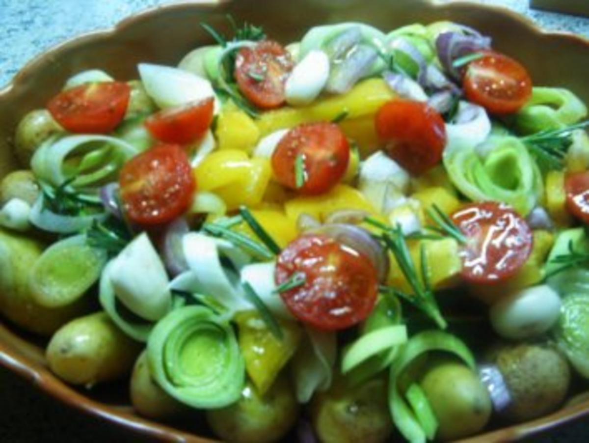 Gemüse und Kartoffeln aus den Ofen - Rezept - Bild Nr. 2