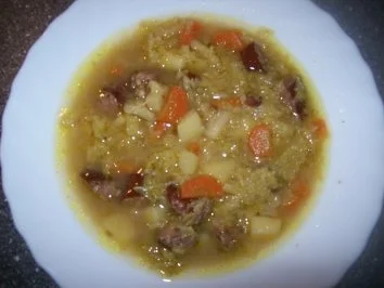 Eintopf - Wirsingkohl mit Schinkenpolnische - Rezept - Bild Nr. 10