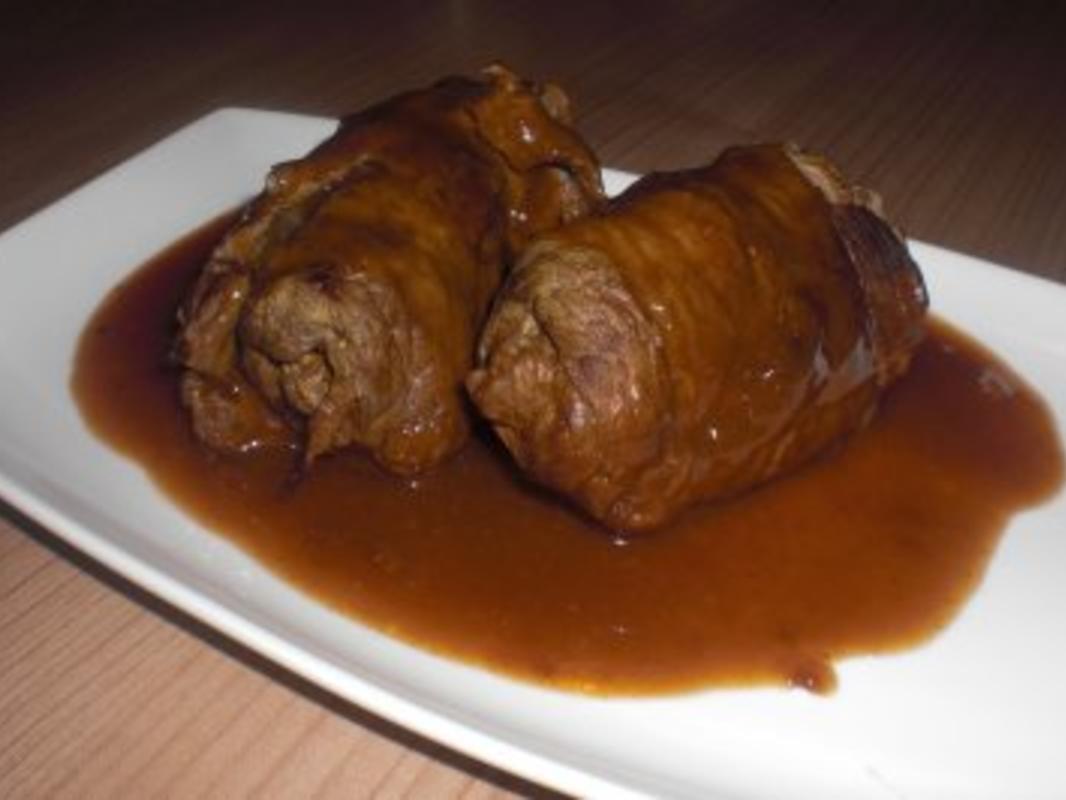 Rinderrouladen Füllung ohne Speck Rezepte