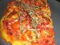 Kartoffelpizza mit Speck und Mozzarella - Rezept - Bild Nr. 9