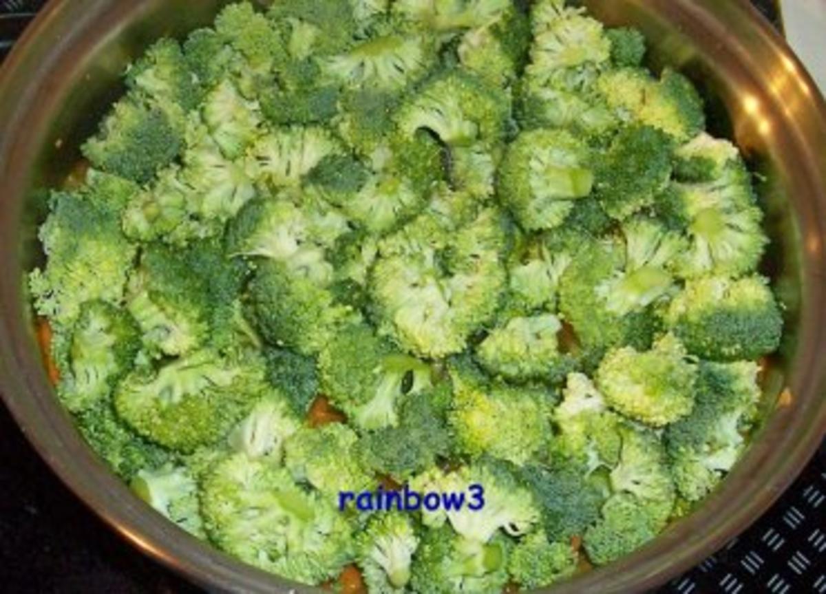 Kochen: Broccoli-Möhren-Gemüse mit Crème fraiche - Rezept - Bild Nr. 5