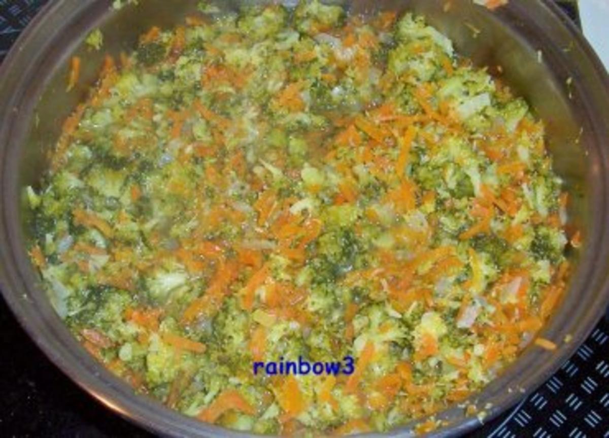 Kochen: Broccoli-Möhren-Gemüse mit Crème fraiche - Rezept - Bild Nr. 6