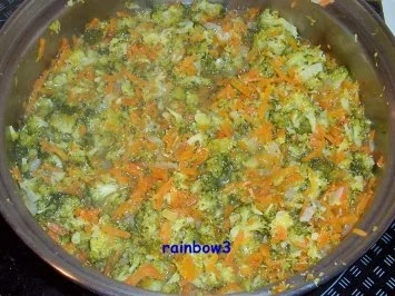 Kochen: Broccoli-Möhren-Gemüse mit Crème fraiche - Rezept - Bild Nr. 6