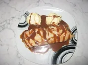 Rezept: Mini-Strudel mit Schokosoße und Eis Mini-Strudel mit Schokosoße und Eis - Rezept