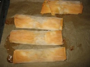 Mini-Strudel mit Schokosoße und Eis - Rezept - Bild Nr. 8