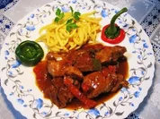 Rezept: Putengulasch ... Putengulasch ... - Rezept