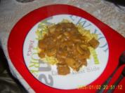 Gulasch mit frischen Champignons - Rezept