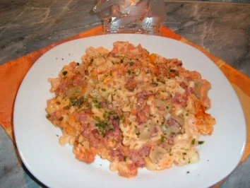 Auflauf : Nudel - Topf aus dem Ofen - Rezept