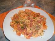 Auflauf : Nudel - Topf aus dem Ofen - Rezept