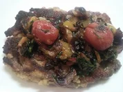 Paprika-Pilz-Wildkräutergemüse - Rezept