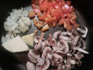 Paprika-Pilz-Wildkräutergemüse - Rezept - Bild Nr. 2