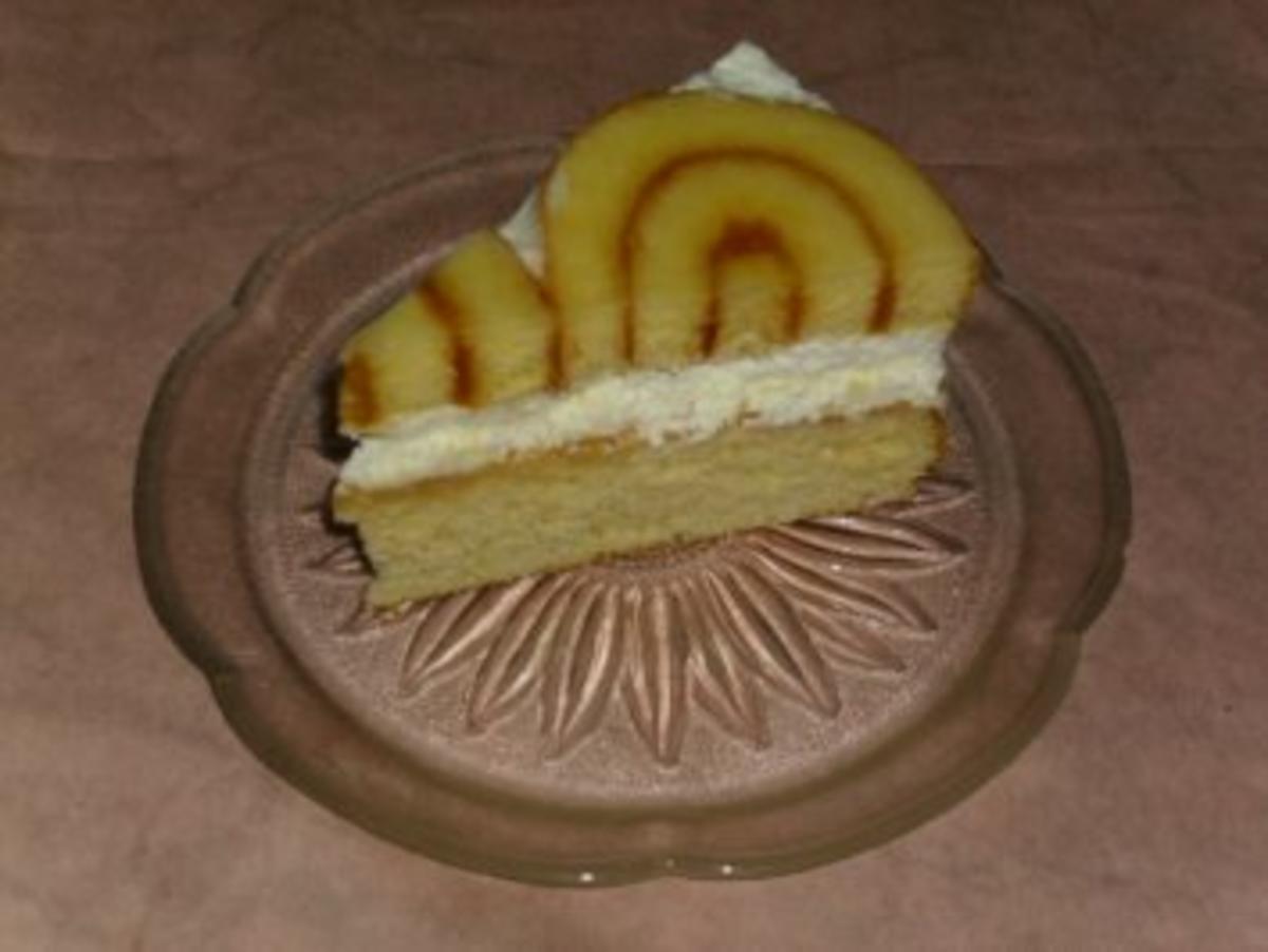Schnelle Biskuitrollen-Torte - Rezept - Bild Nr. 2