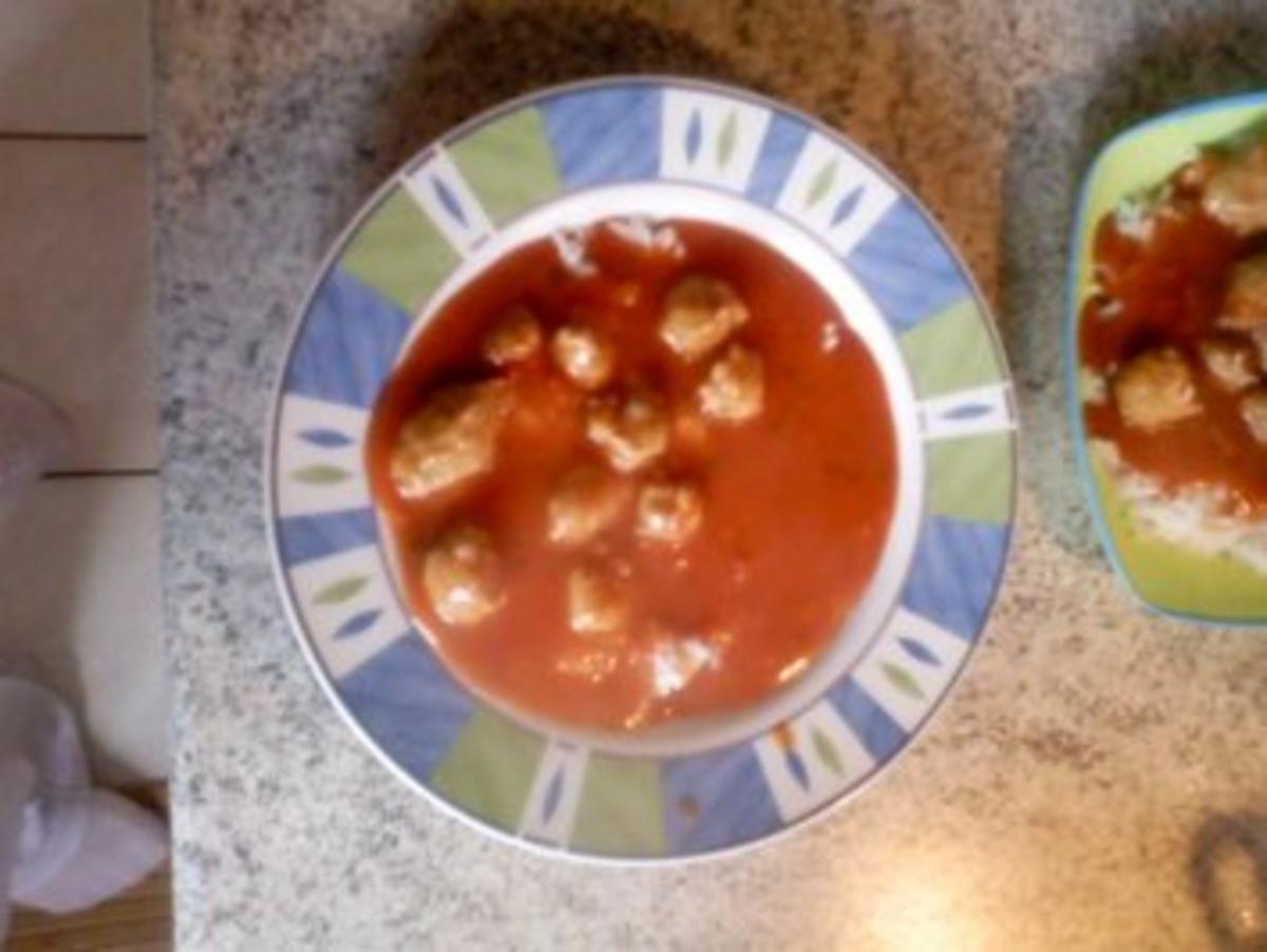 Tomatensuppe mit Hackbällchen - Rezept - Bild Nr. 3