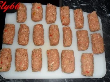 Rezept: Fleischgerichte:Chevapchichi - Hackfleischröllchen Bild Nr. 14 Fleischgerichte:Chevapchichi - Hackfleischröllchen - Rezept - Bild Nr. 14