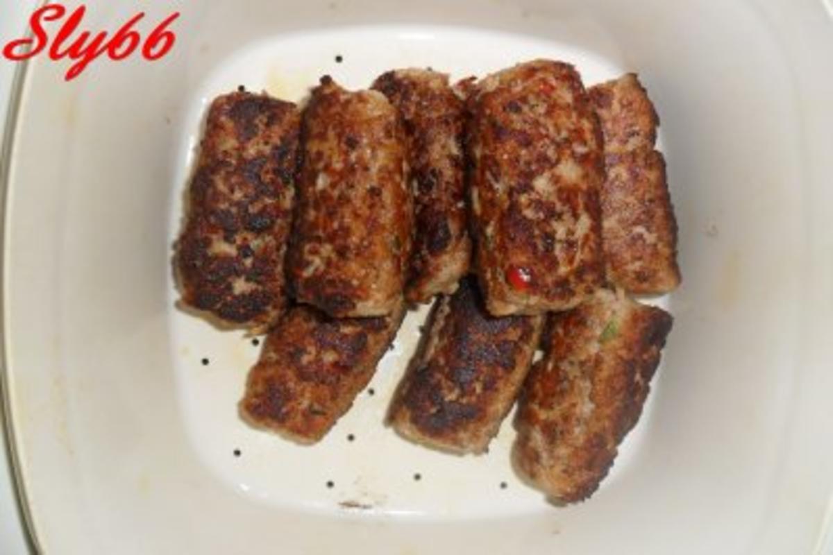 Fleischgerichte:Chevapchichi - Hackfleischröllchen - Rezept - Bild Nr. 16