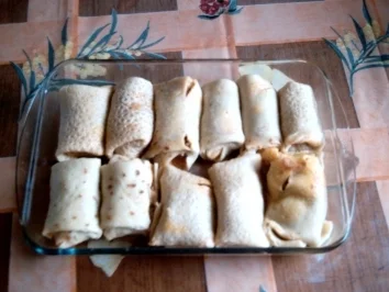 Rezept: Pikant gefüllte Eierkuchen Pikant gefüllte Eierkuchen - Rezept