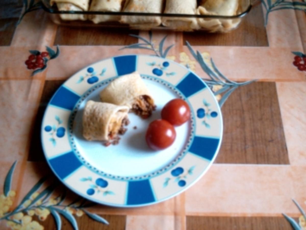 Bilder für Pikant gefüllte Eierkuchen - Rezept