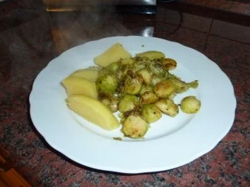 Gebratener Rosenkohl - Rezept