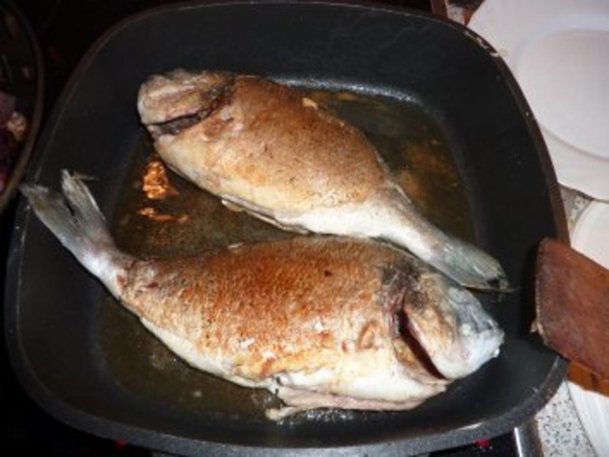 Fisch: Dorade mit Kartoffel-Gemüsepfanne - Rezept - Bild Nr. 5