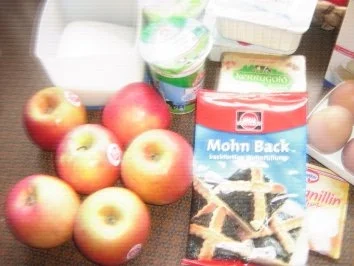 Rezept: Käsekuchen mit Apfel und Mohn Bild Nr. 3 Käsekuchen mit Apfel und Mohn - Rezept - Bild Nr. 3