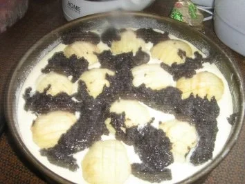 Rezept: Käsekuchen mit Apfel und Mohn Bild Nr. 5 Käsekuchen mit Apfel und Mohn - Rezept - Bild Nr. 5