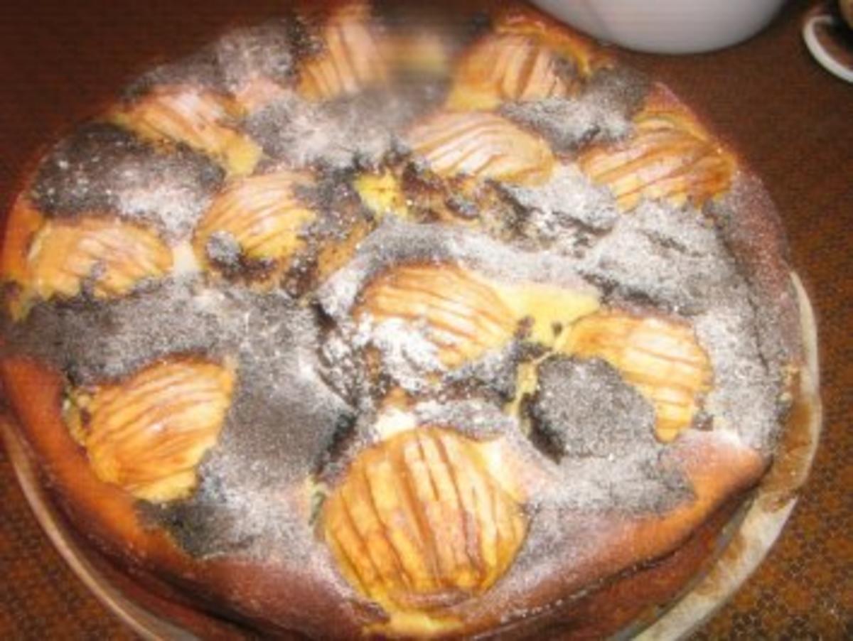Käsekuchen mit Apfel und Mohn - Rezept - Bild Nr. 6
