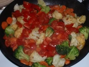 Buntes Gemüse mit Chilitagliatelle - Rezept - Bild Nr. 4