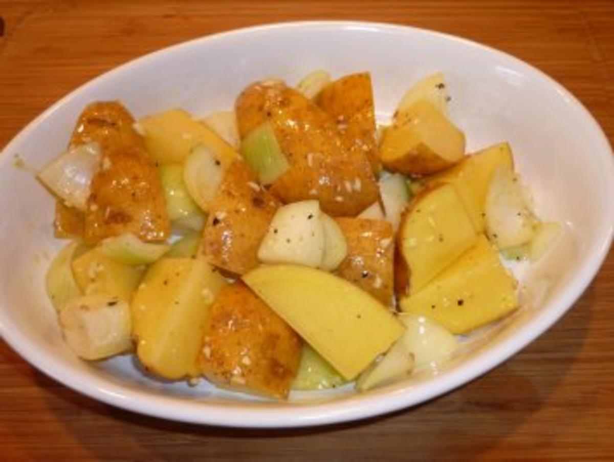 Red Snapper mit frischem Spinat und Kartoffeln - Rezept - Bild Nr. 2