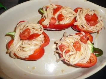 Rezept: PPPP - Pasta - Paprika - Picandou - Parmesan Bild Nr. 3 PPPP - Pasta - Paprika - Picandou - Parmesan - Rezept - Bild Nr. 3