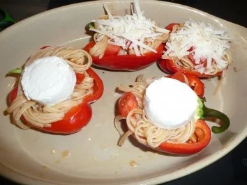 Rezept: PPPP - Pasta - Paprika - Picandou - Parmesan Bild Nr. 4 PPPP - Pasta - Paprika - Picandou - Parmesan - Rezept - Bild Nr. 4