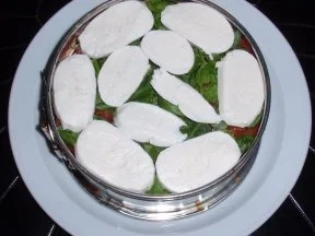 Feine Salat-Torte mit einem Joghurt-Senf-Kräuter-Dressing - Rezept - Bild Nr. 7