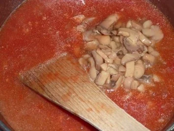 Fl/Rind/Schwein: Hackbraten mit Tomatensoße - Rezept - Bild Nr. 9