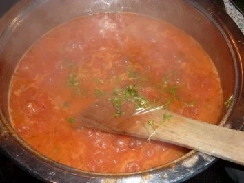 Fl/Rind/Schwein: Hackbraten mit Tomatensoße - Rezept - Bild Nr. 12