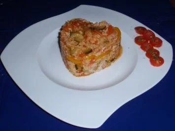 Reispfännchen mit Schweinefiletstreifen und Gemüse - Rezept - Bild Nr. 10