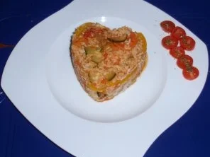 Reispfännchen mit Schweinefiletstreifen und Gemüse - Rezept - Bild Nr. 11