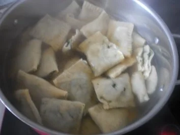 Maultaschen mit Blutwurst und Sauerkraut - Rezept - Bild Nr. 10