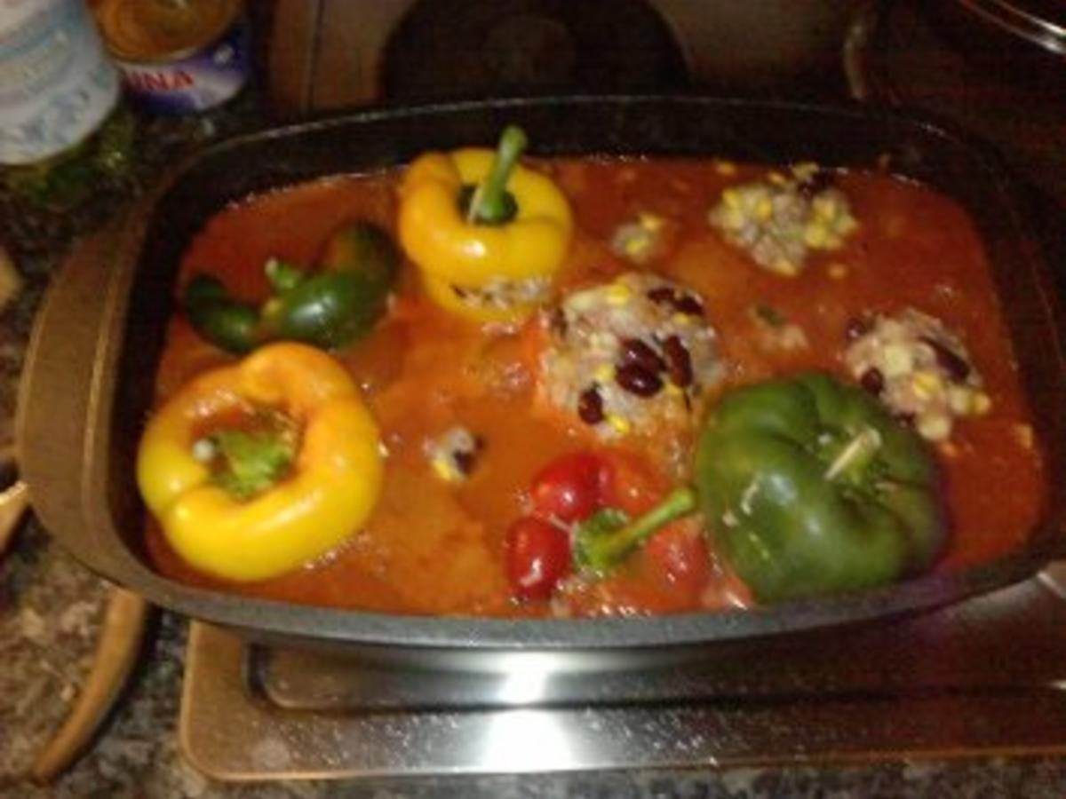 Paprika gefüllt Fiesta Mexicana - Rezept - kochbar.de