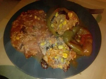 Paprika gefüllt Fiesta Mexicana - Rezept - Bild Nr. 3