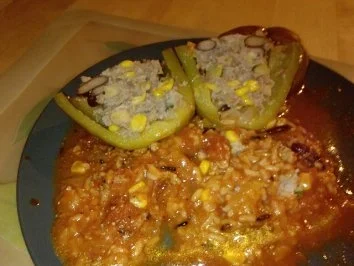 Paprika gefüllt Fiesta Mexicana - Rezept - Bild Nr. 4