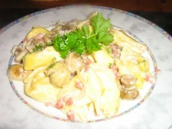 Käsetortelloni mit Champignonrahmsoße - Rezept - Bild Nr. 7