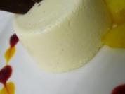 Bayrisch Creme mit karamelisierten Apfelspalten - Rezept