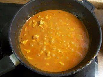 mein schneller Hähnchengulasch mit Bandnudeln - Rezept - Bild Nr. 2