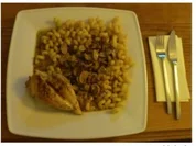 Hendl am Schwammerlgmias - Rezept