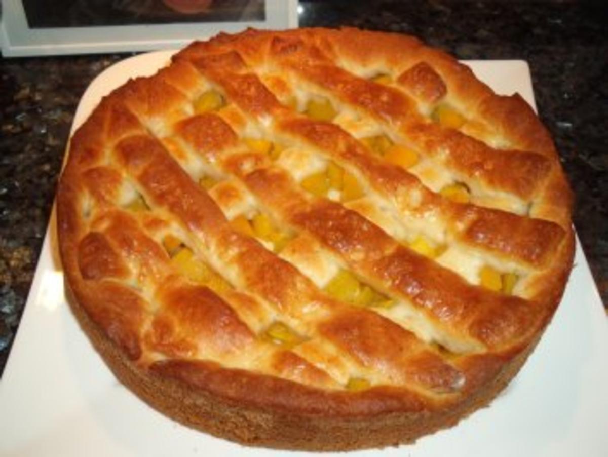 Bilder für Aprikosen-Pudding-Kuchen - Rezept